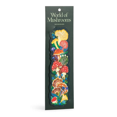 World Of Mushrooms Paper Bookmark